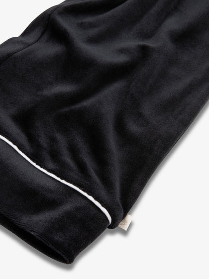 The Little Tailor Black Luxury Soft Touch Velour Pyjamas - image 10