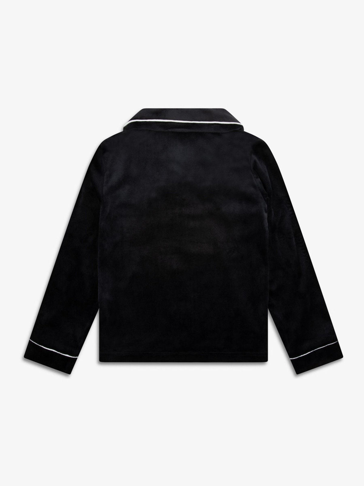 The Little Tailor Black Luxury Soft Touch Velour Pyjamas - image 7