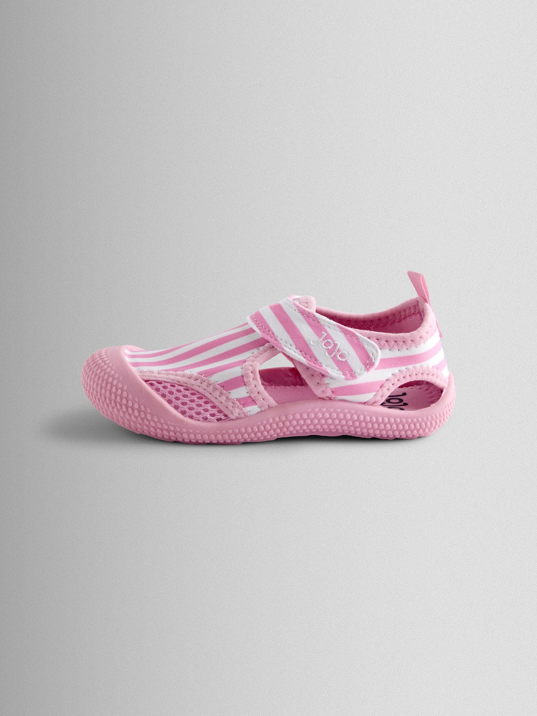 JoJo Maman Bébé Pink Wide Stripe Water Shoes image 4
