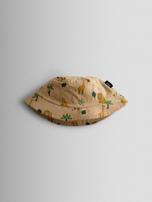 JoJo Maman Bébé Ecru Safari Bucket Hat image 1
