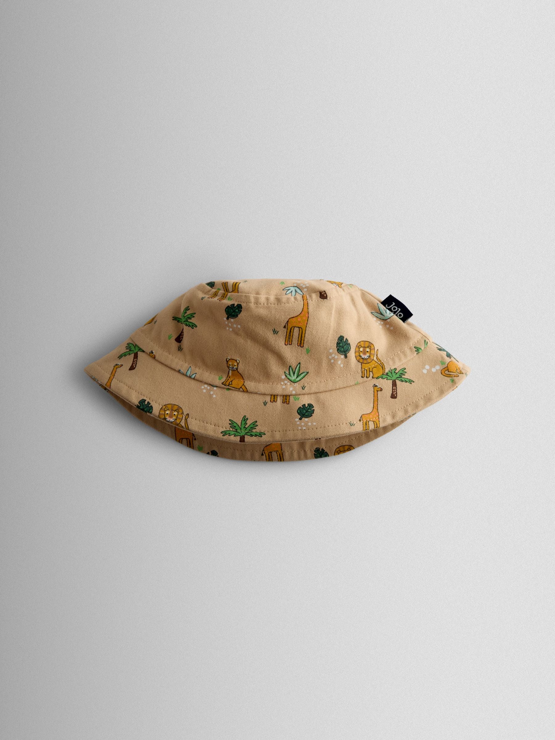JoJo Maman Bébé Ecru Safari Bucket Hat image 1