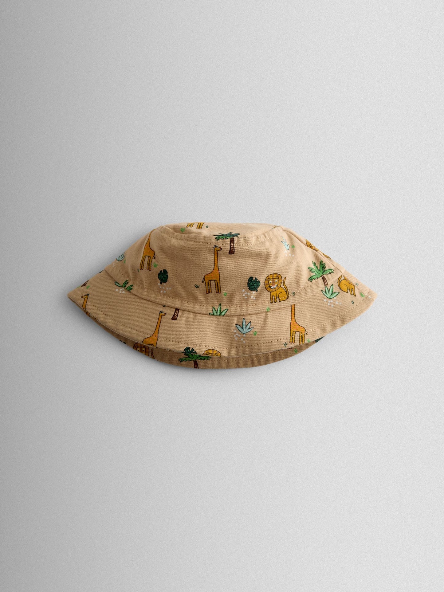 JoJo Maman Bébé Ecru Safari Bucket Hat image 2