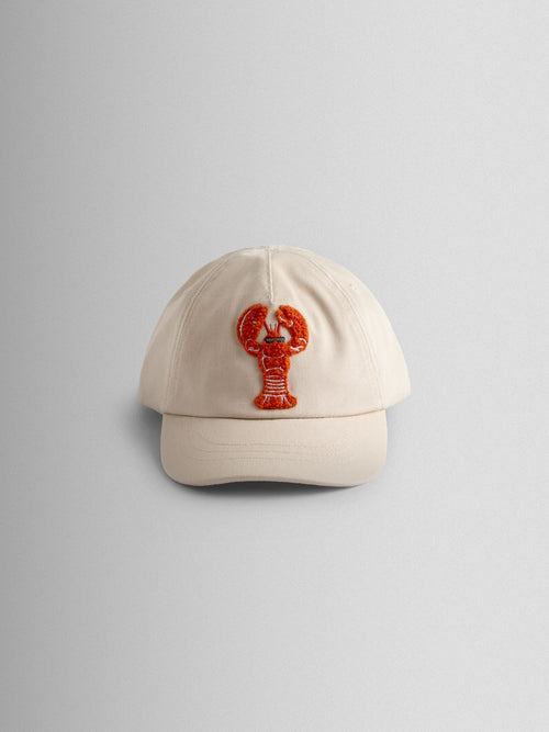 JoJo Maman Bébé Ecru Lobster Bouclé Cap image 1