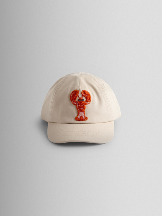JoJo Maman Bébé Ecru Lobster Bouclé Cap image 1