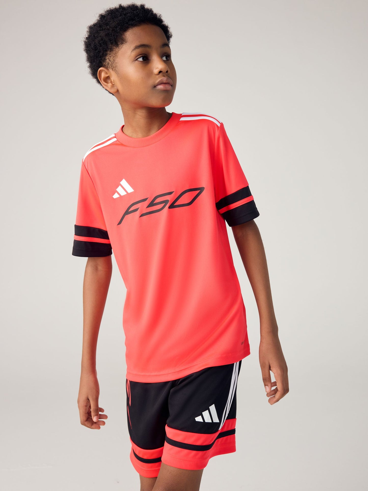 Dsiney Kidz - adidas Red/Black F50 Jersey Short Sleeve T-Shirt image 1