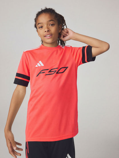 Dsiney Kidz - adidas Red/Black F50 Jersey Short Sleeve T-Shirt image 3