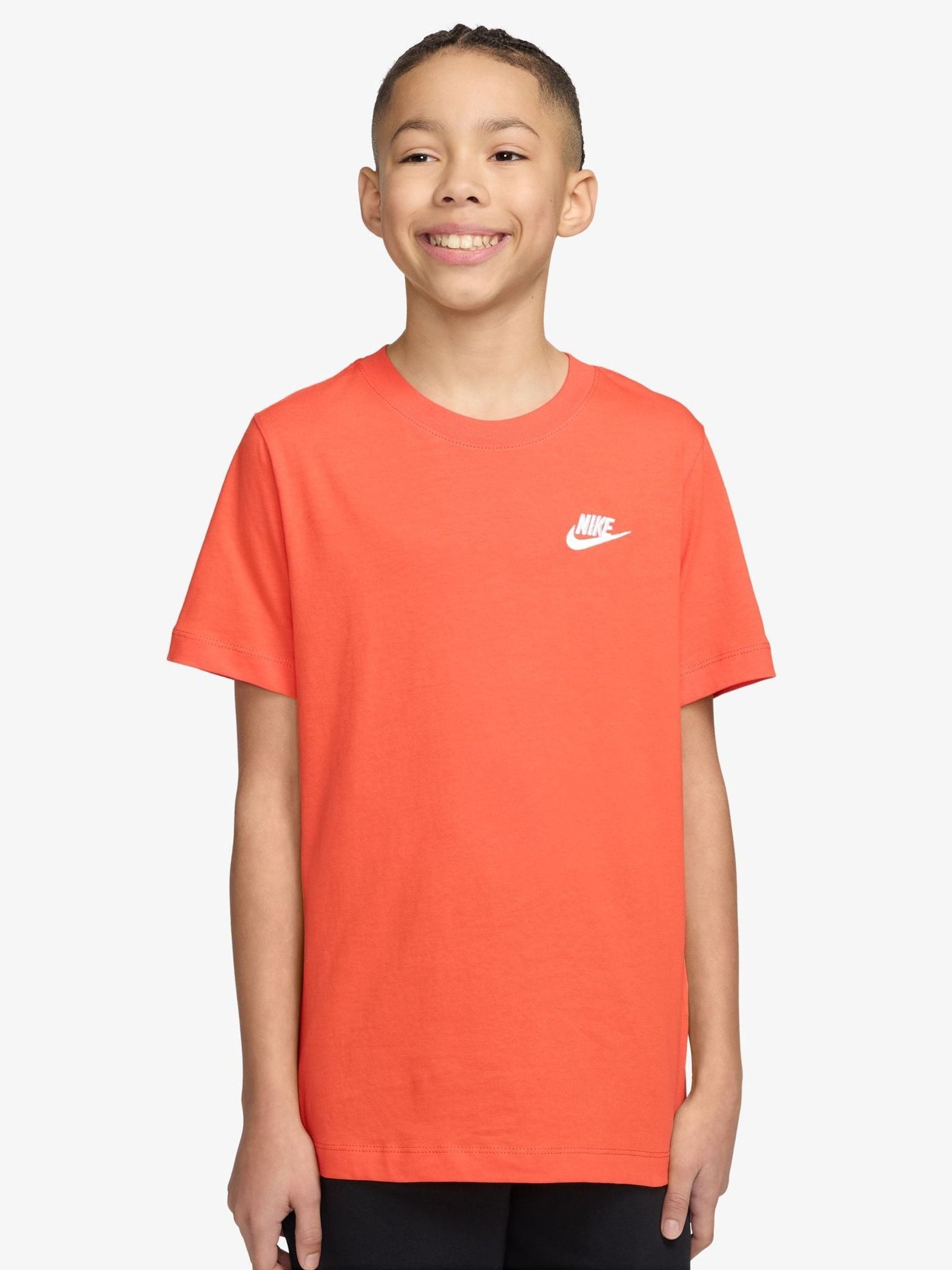 Dsiney Kidz - Nike Orange Short Sleeve Club T-Shirt image 1