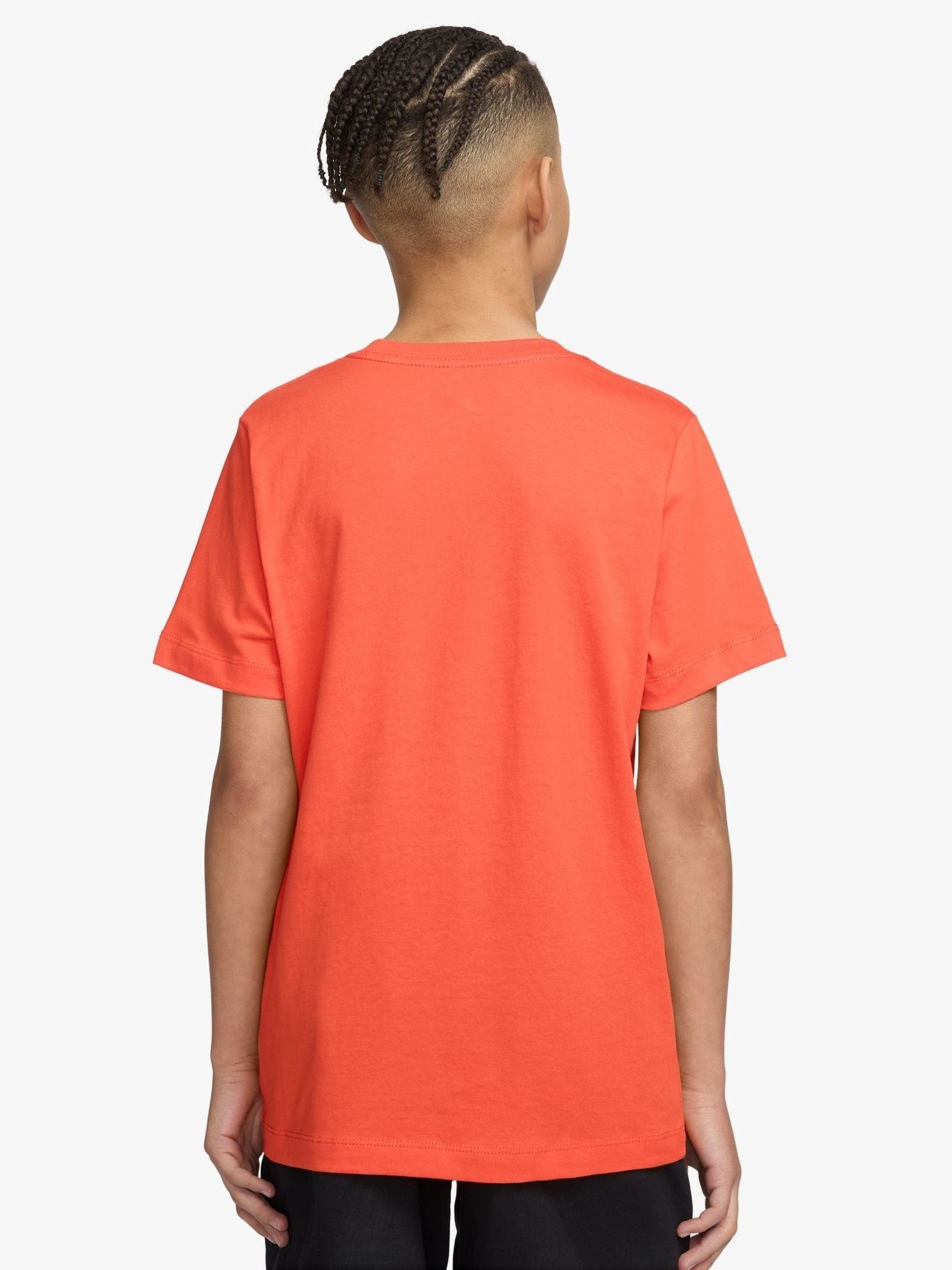 Dsiney Kidz - Nike Orange Short Sleeve Club T-Shirt image 2