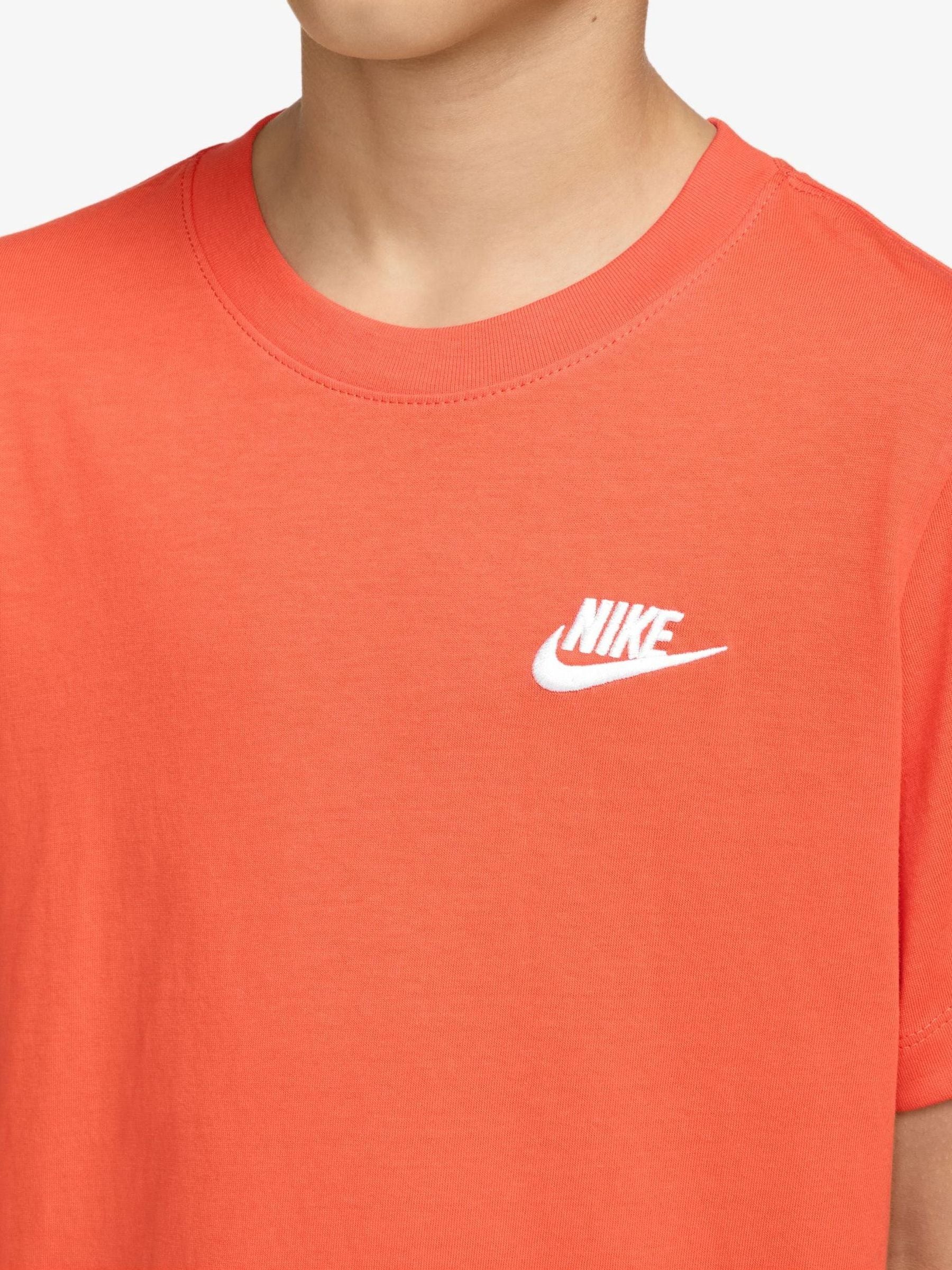Dsiney Kidz - Nike Orange Short Sleeve Club T-Shirt image 3