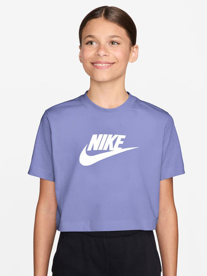 Dsiney Kidz - Nike Purple Cropped T-Shirt image 1