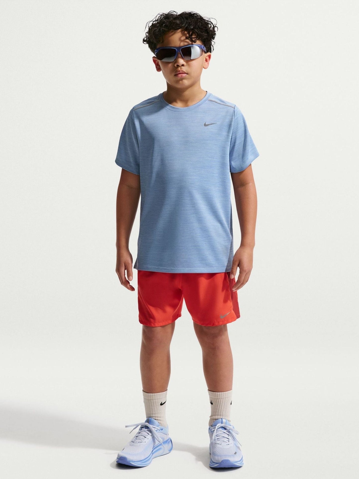 Dsiney Kidz - Nike Work Blue Miler Dri-FIT Short Sleeve T-Shirt image 1