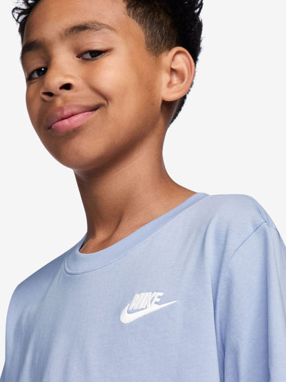 Dsiney Kidz - Nike Hydrogen Blue Short Sleeve Club T-Shirt image 3