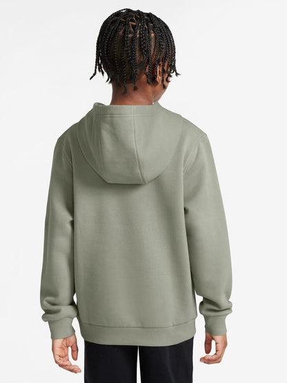 Dsiney Kidz - Nike Spruce Fog Grey Club Fleece Pullover Hoodie image 2