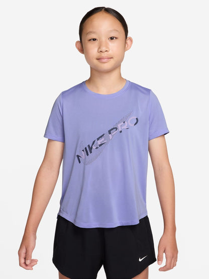 Dsiney Kidz - Nike Purple Pro Dri-FIT Short Sleeve T-Shirt image 1