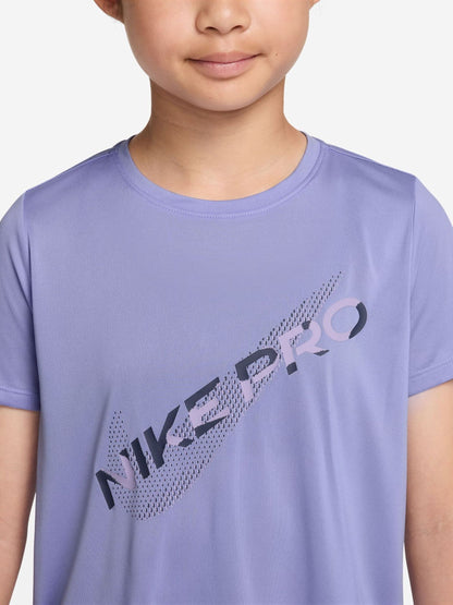 Dsiney Kidz - Nike Purple Pro Dri-FIT Short Sleeve T-Shirt image 3