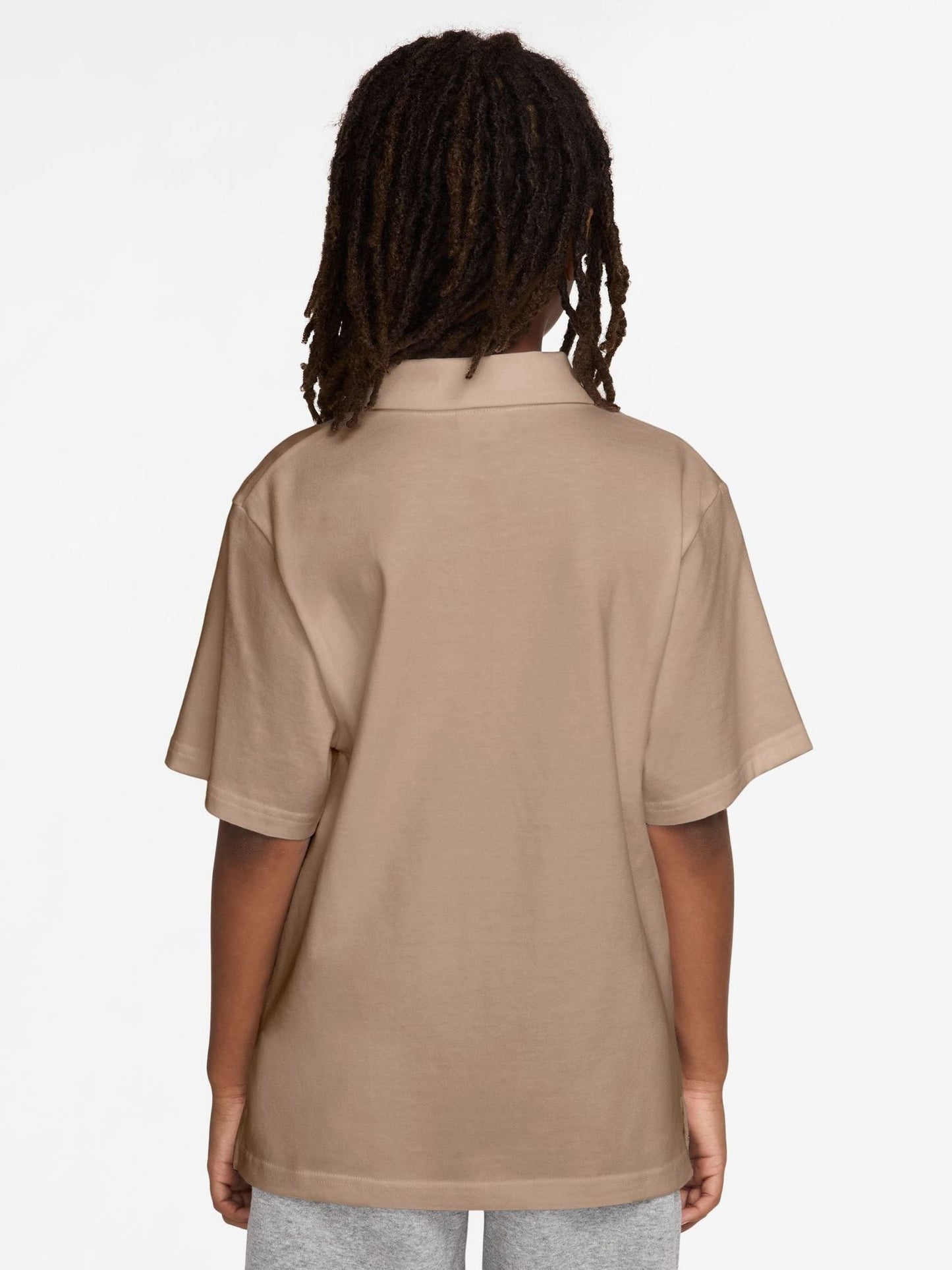 Dsiney Kidz - Nike Brown Club Short Sleeve Knit Polo Shirt image 2