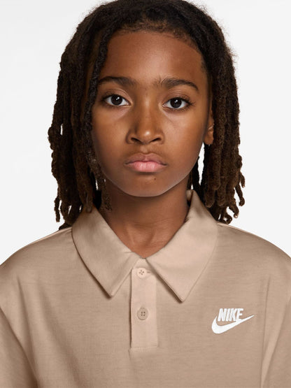 Dsiney Kidz - Nike Brown Club Short Sleeve Knit Polo Shirt image 3