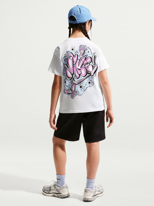 Dsiney Kidz - Nike White Airbrush Graphic T-Shirt image 1