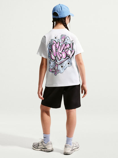Dsiney Kidz - Nike White Airbrush Graphic T-Shirt image 1