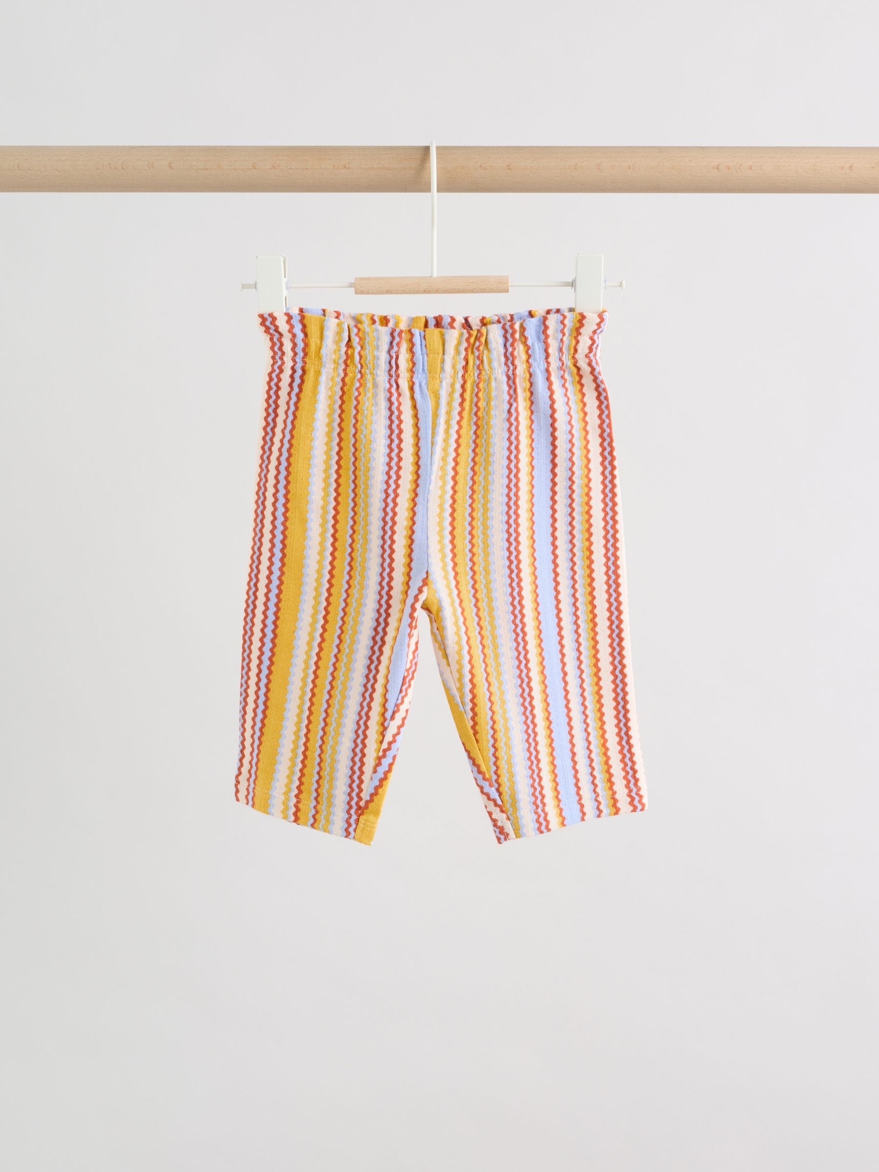 Rust Brown Short Sleeve Baby Top And Wide Leg 2 Piece Set (0mths-2yrs) image 6