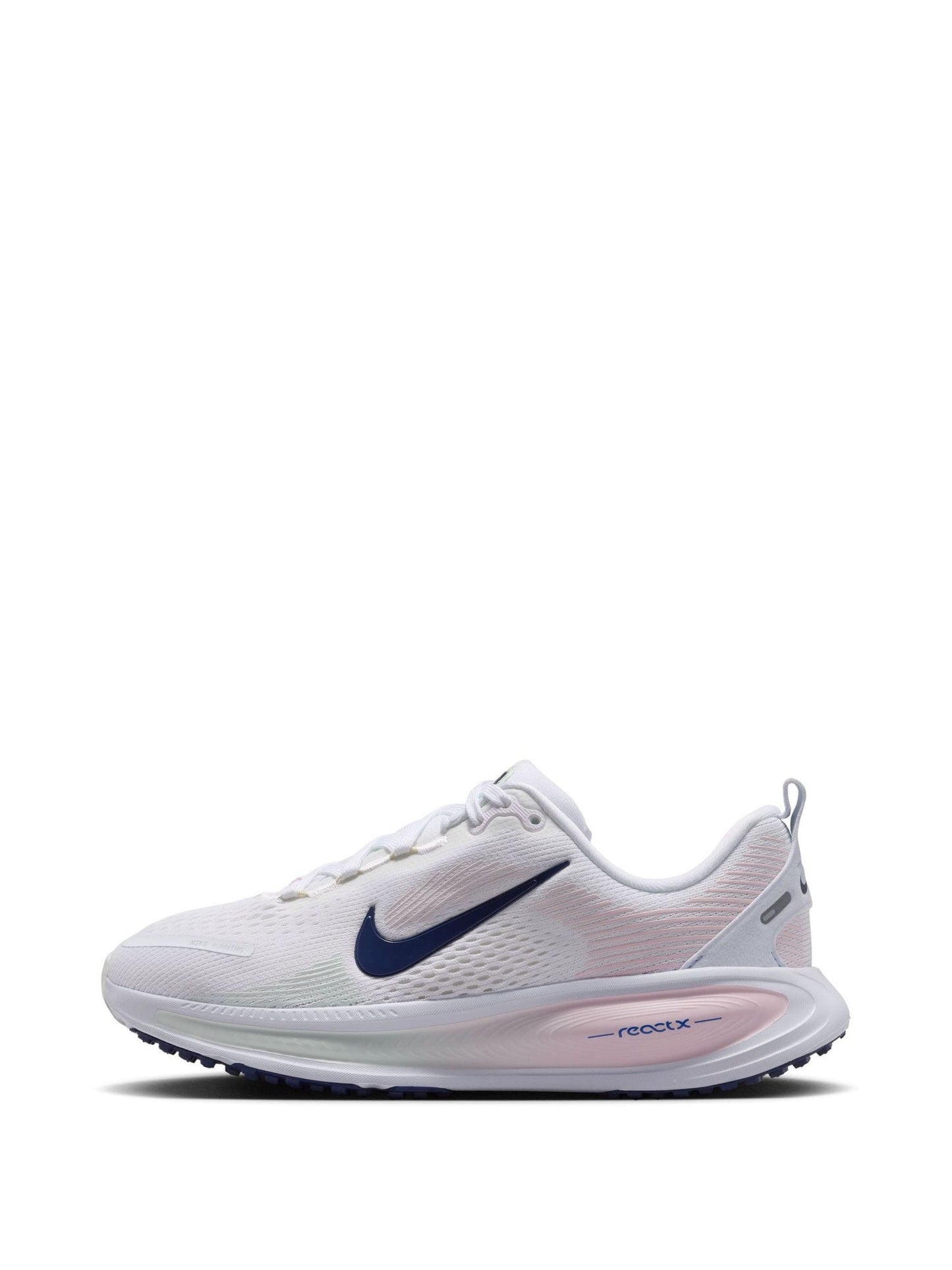 Nike White/Pink Youth Vomero 18 Road Running Trainers image 5