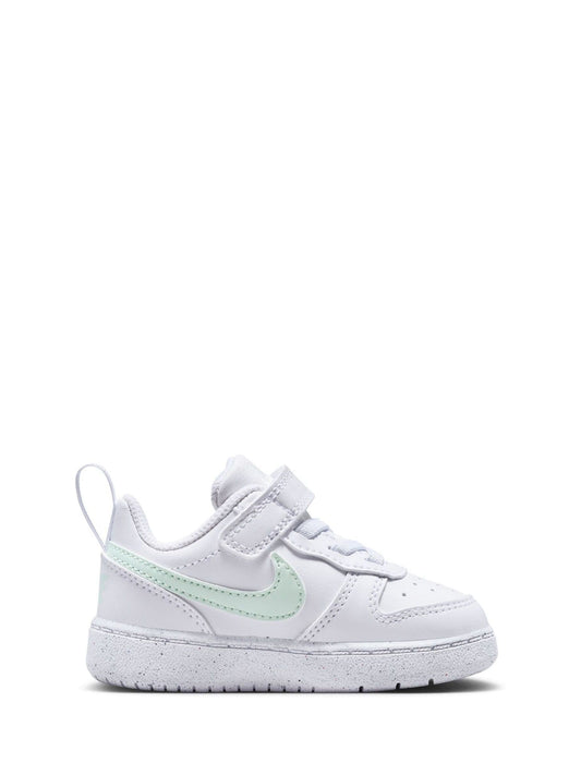 Nike White Green Infant Court Borough Low Recraft Trainers image 1
