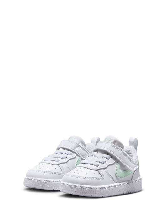 Nike White Green Infant Court Borough Low Recraft Trainers image 2