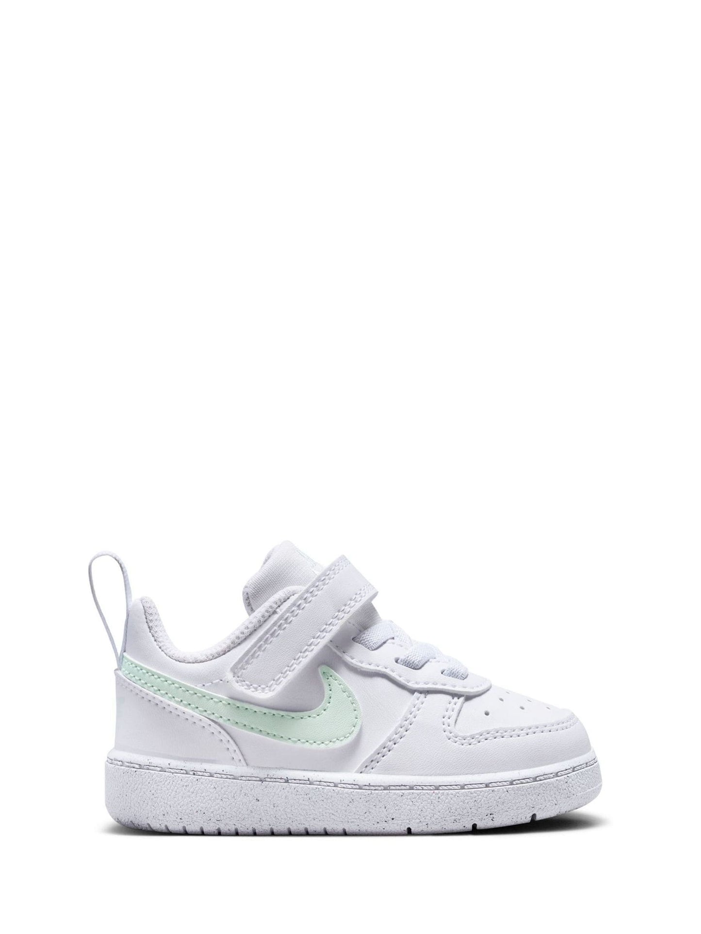 Nike White Green Infant Court Borough Low Recraft Trainers image 3
