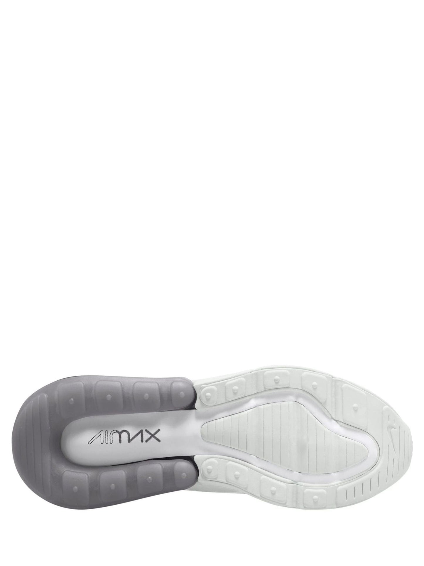 Nike Grey/White Purple Youth Air Max 270 Trainers image 4