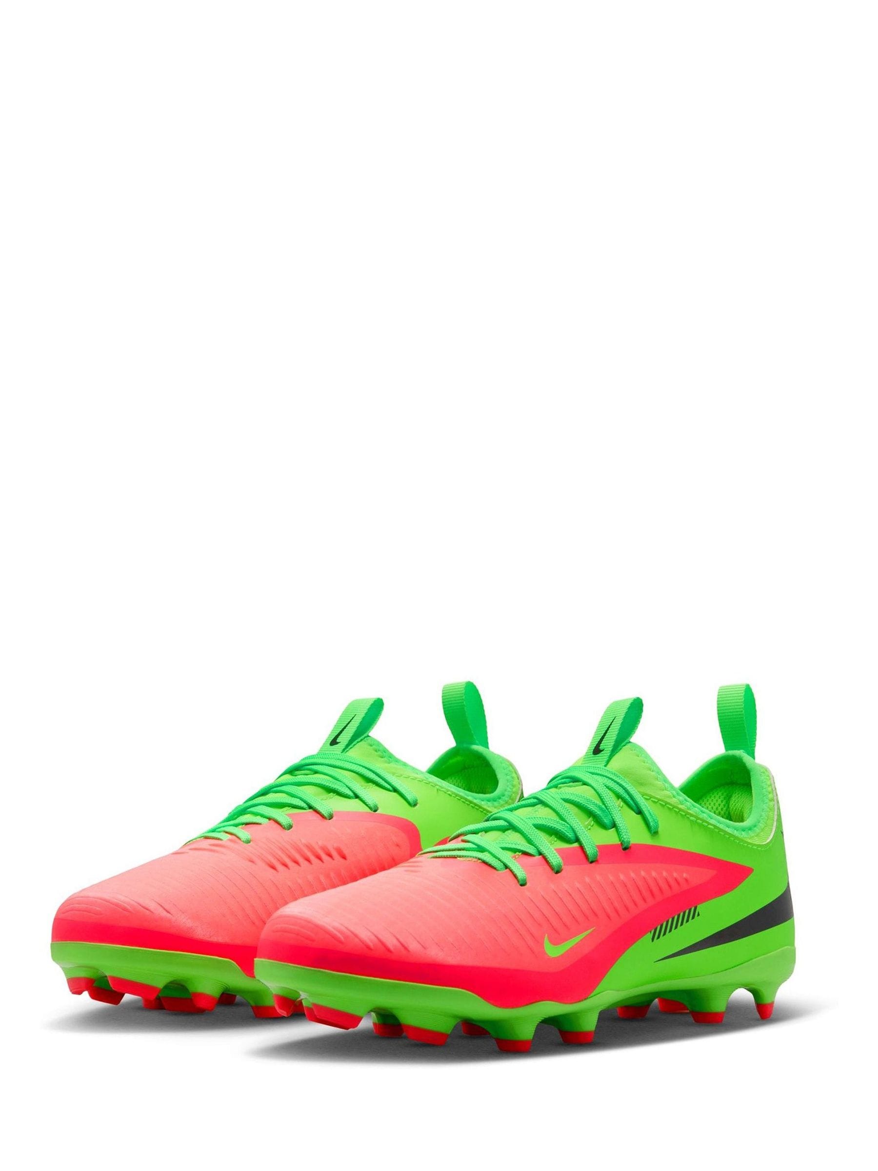 Nike Red Junior Phantom 6 Low Academy Firm Ground / Multi-Ground  Football Boots image 3