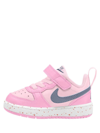 Nike Pink Foam Infant Court Borough Low Recraft Trainers image 2