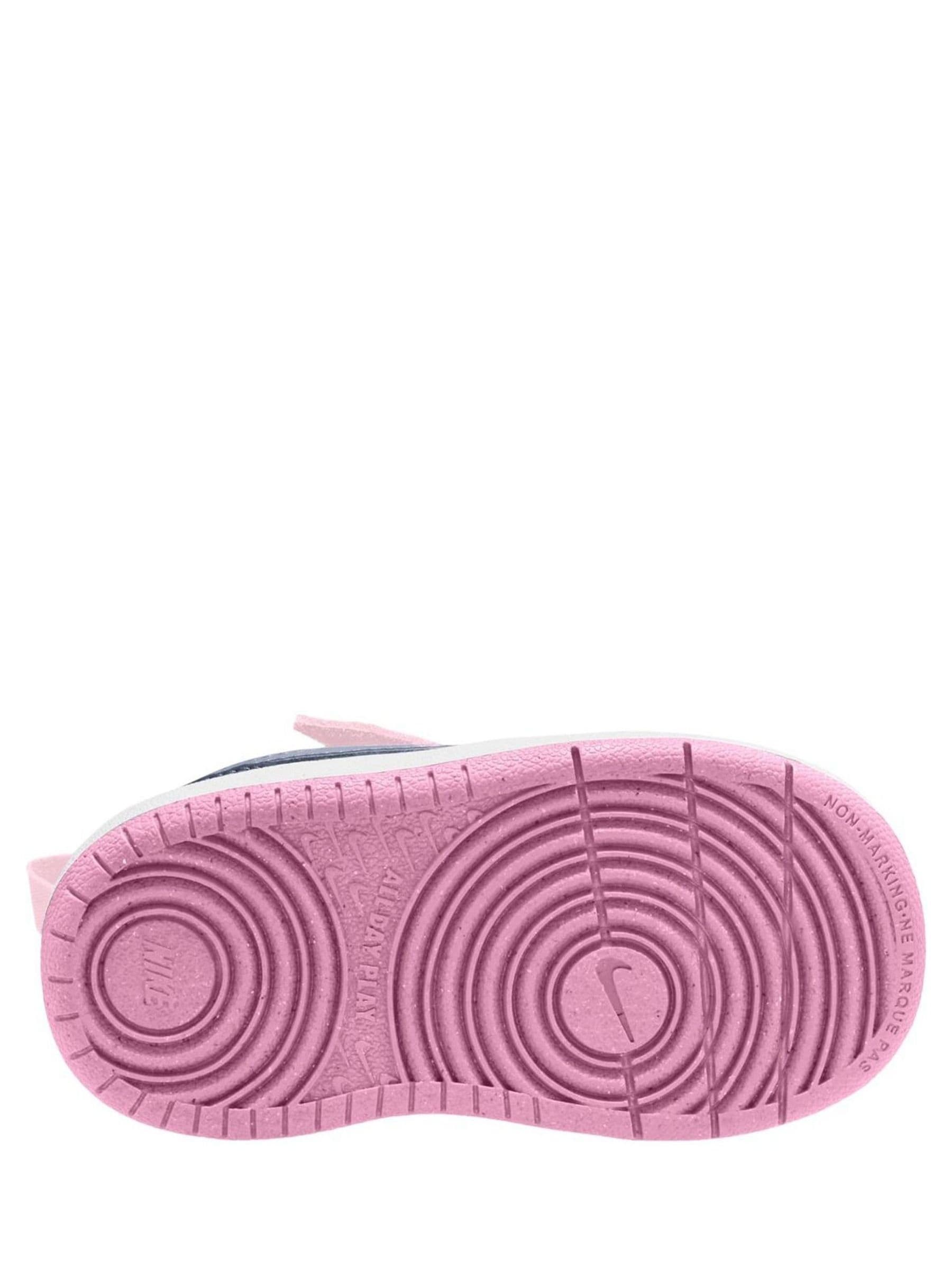 Nike Pink Foam Infant Court Borough Low Recraft Trainers image 4