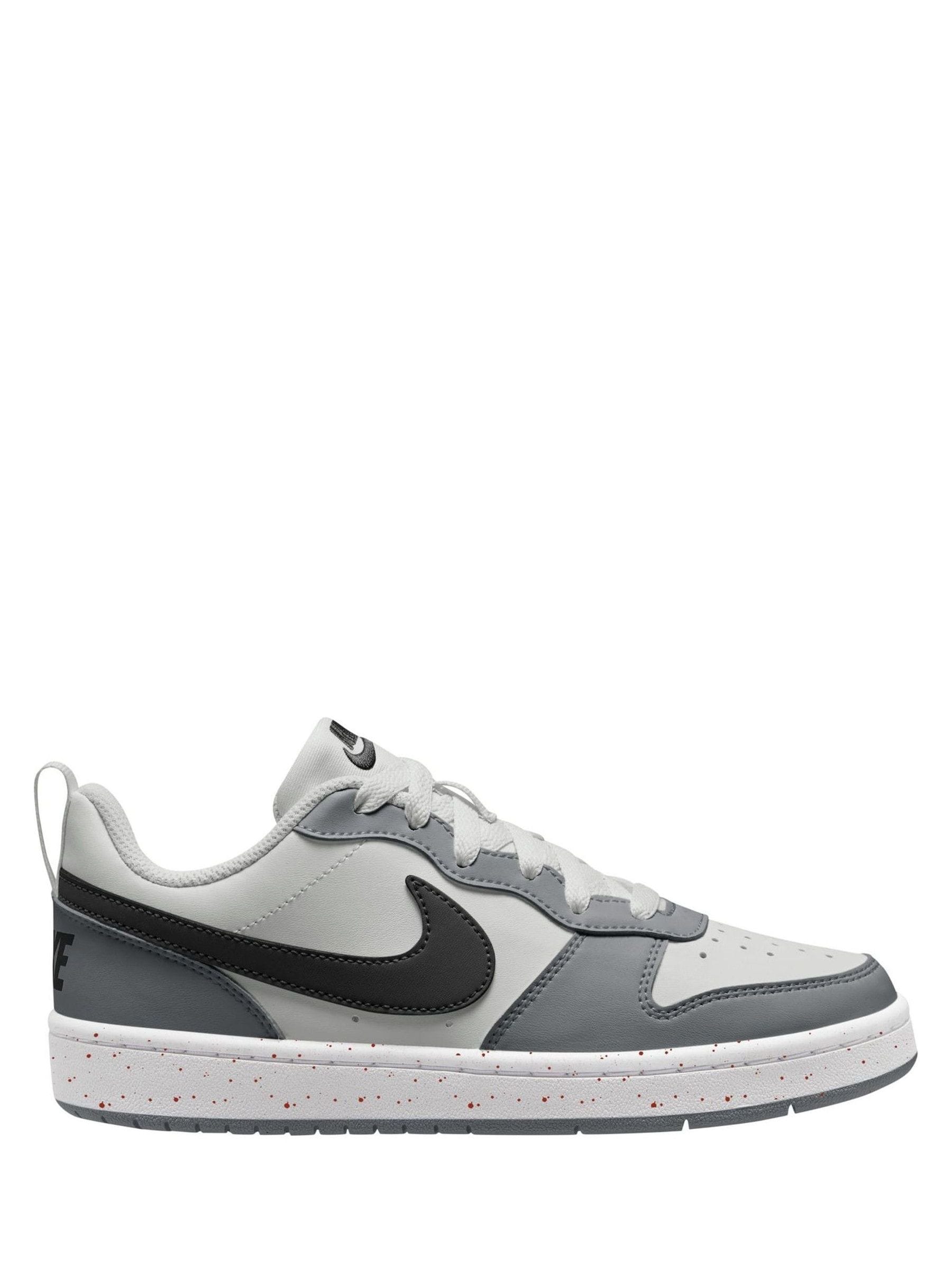 Nike Grey/White Youth Court Borough Low Recraft Trainers image 1