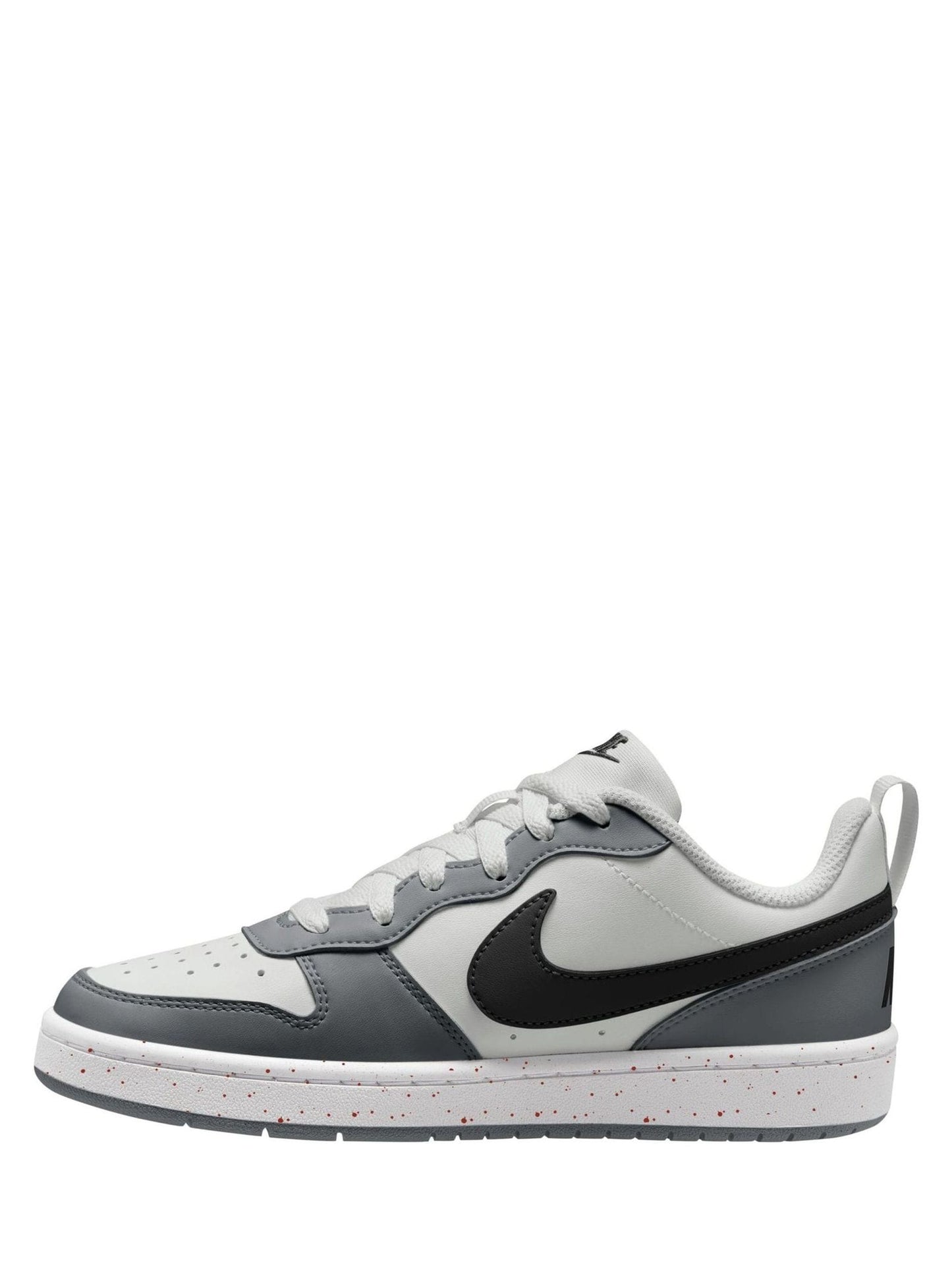 Nike Grey/White Youth Court Borough Low Recraft Trainers image 2