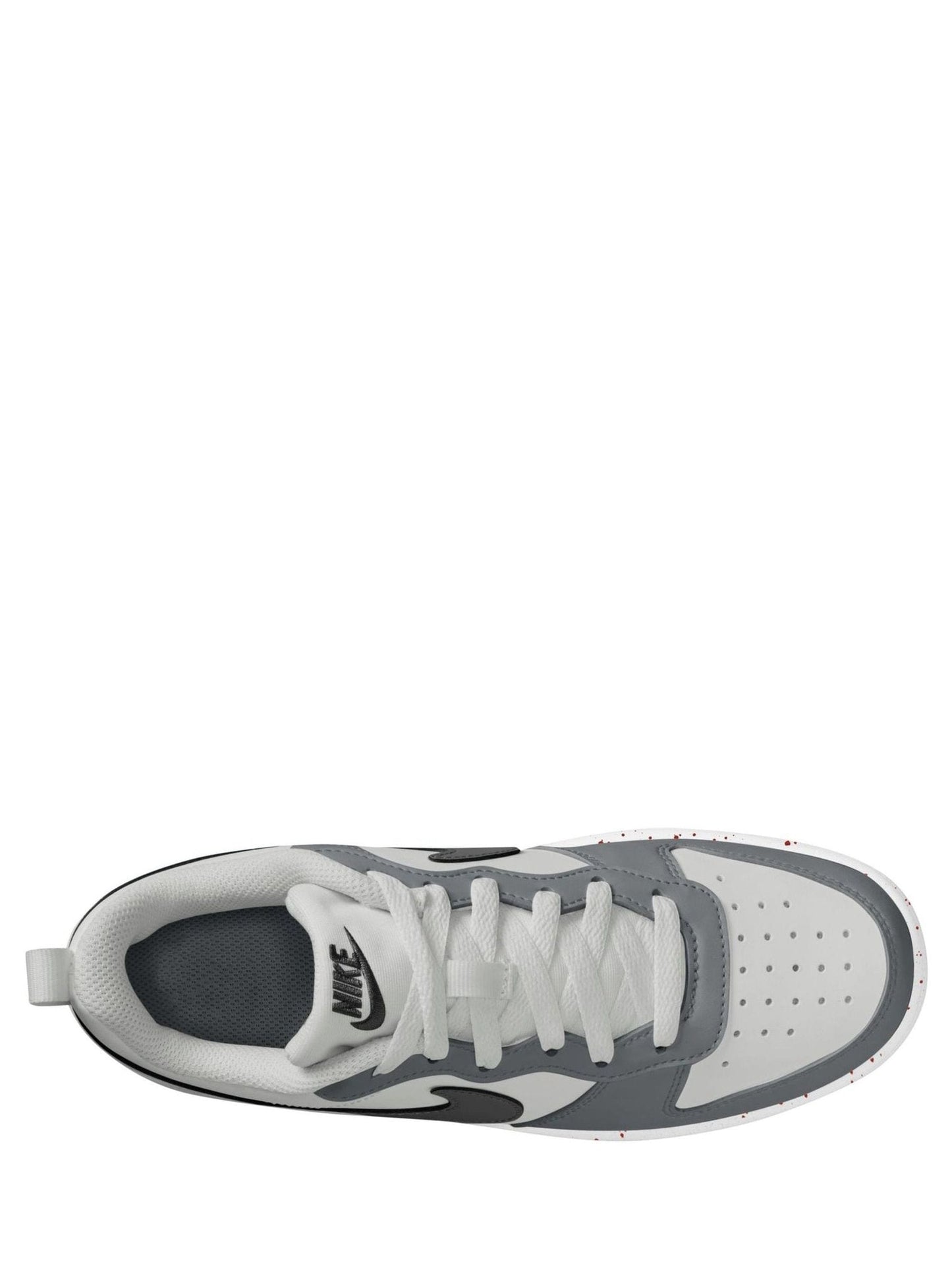 Nike Grey/White Youth Court Borough Low Recraft Trainers image 3