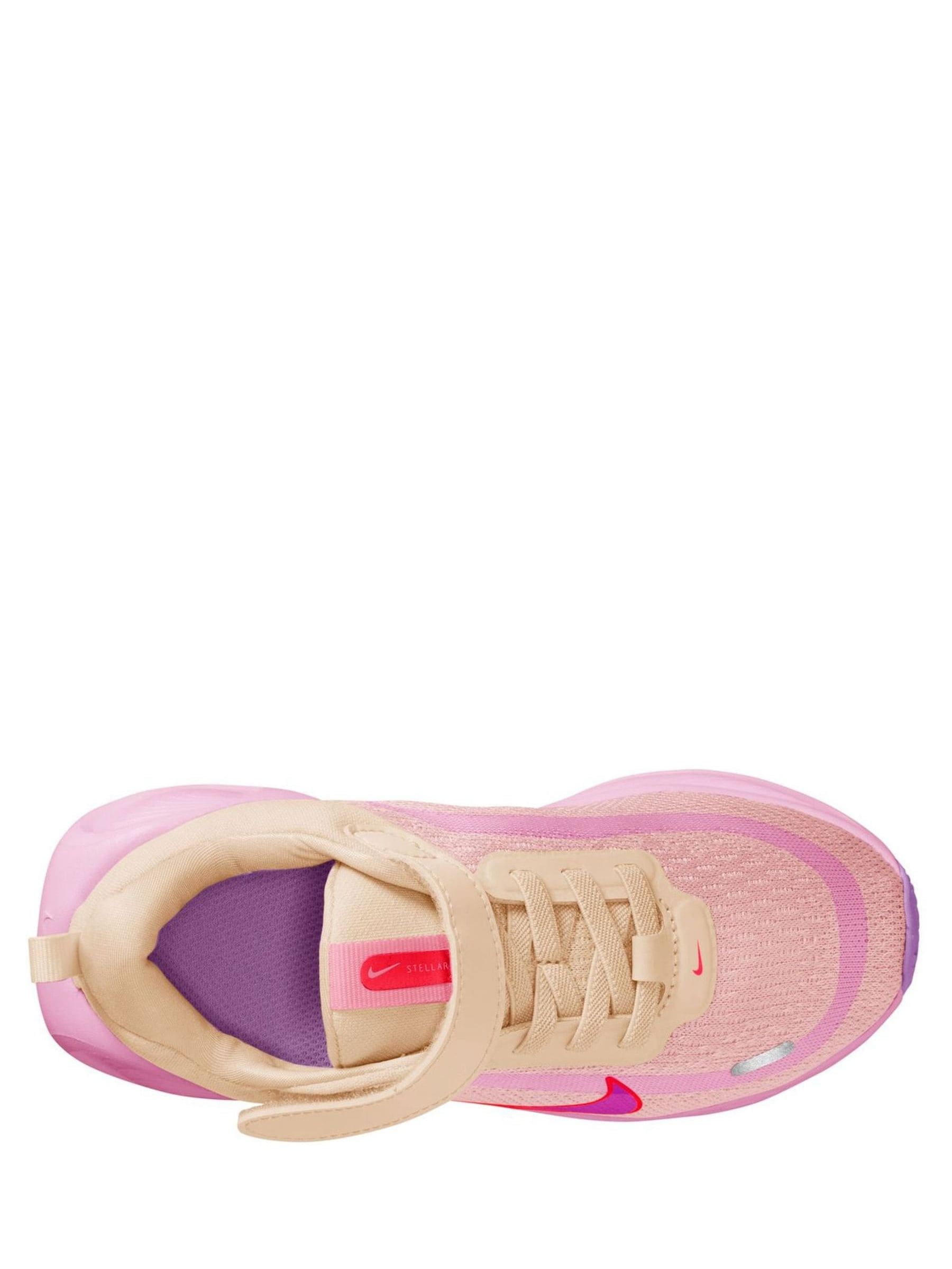 Nike White/Pink Foam Junior Stellar Ride Trainers image 3