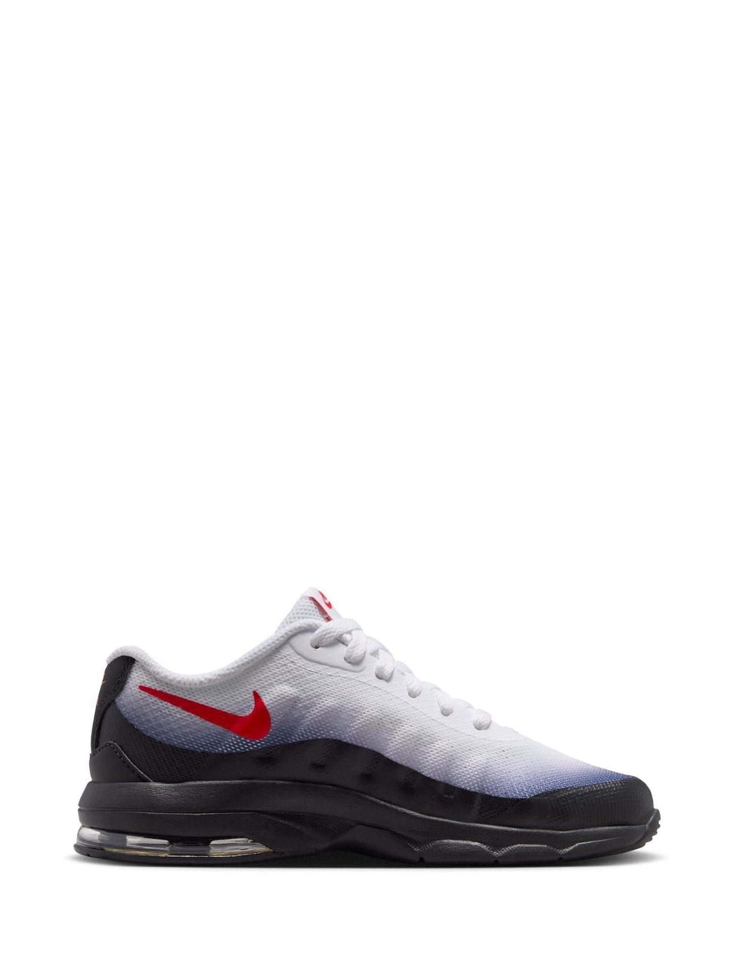 Nike White/Black Orange Junior Air Max Invigor Trainers image 3