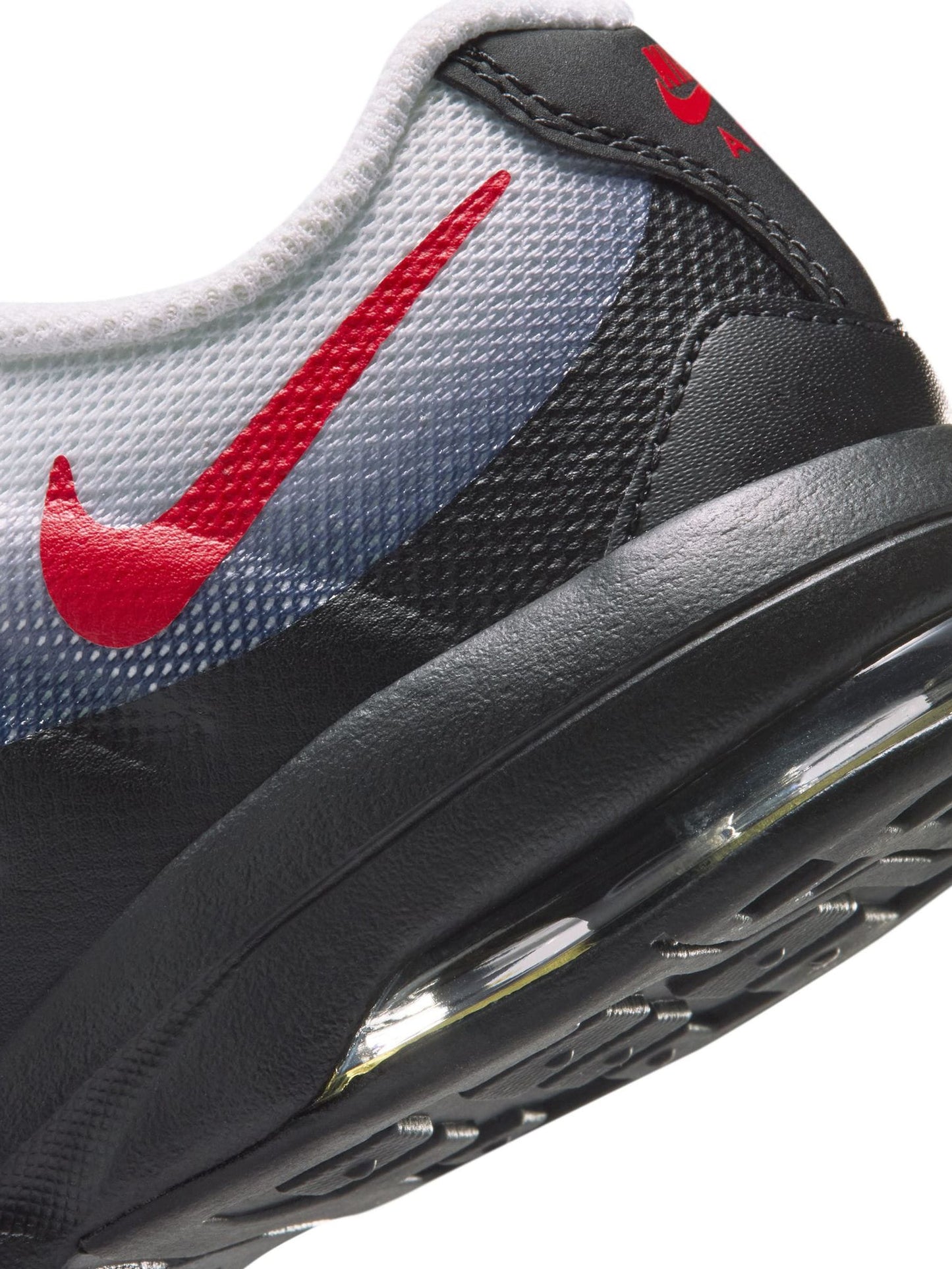 Nike White/Black Orange Junior Air Max Invigor Trainers image 7