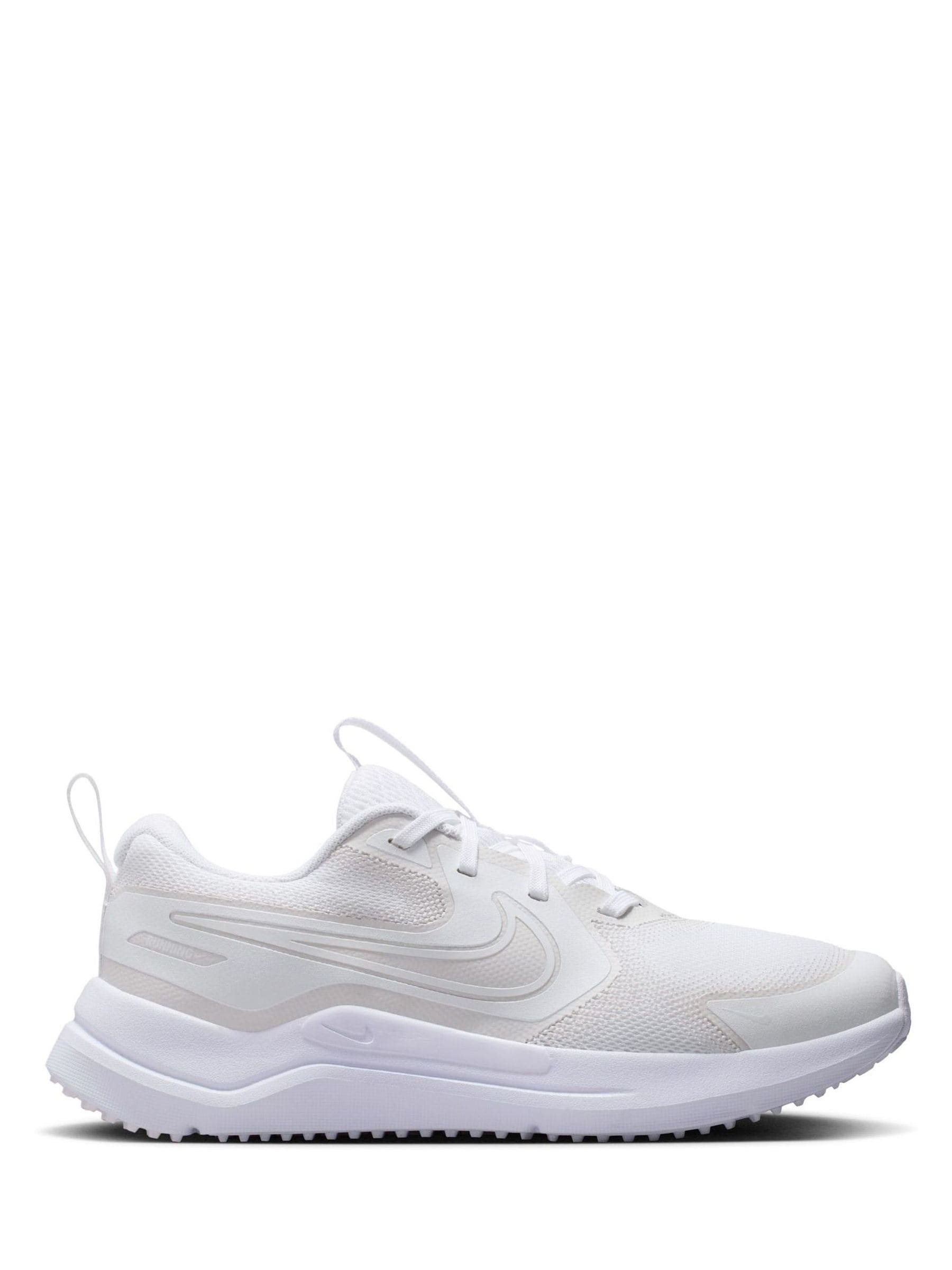 Nike White Youth Cosmic Running Trainers image 1