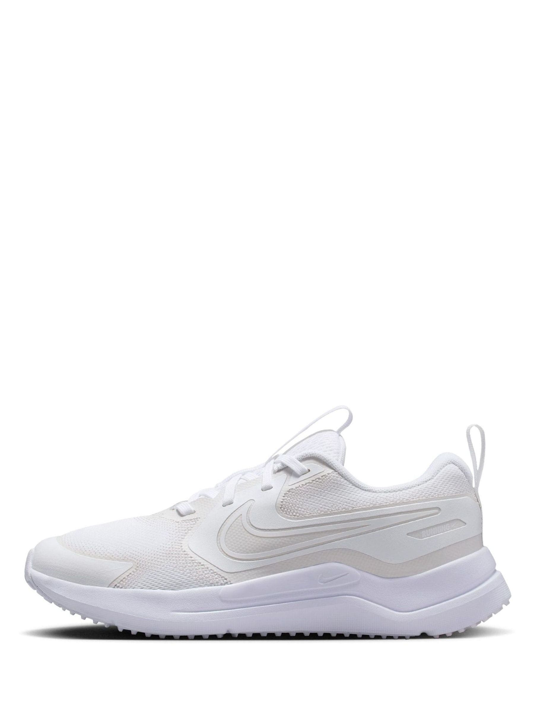 Nike White Youth Cosmic Running Trainers image 2
