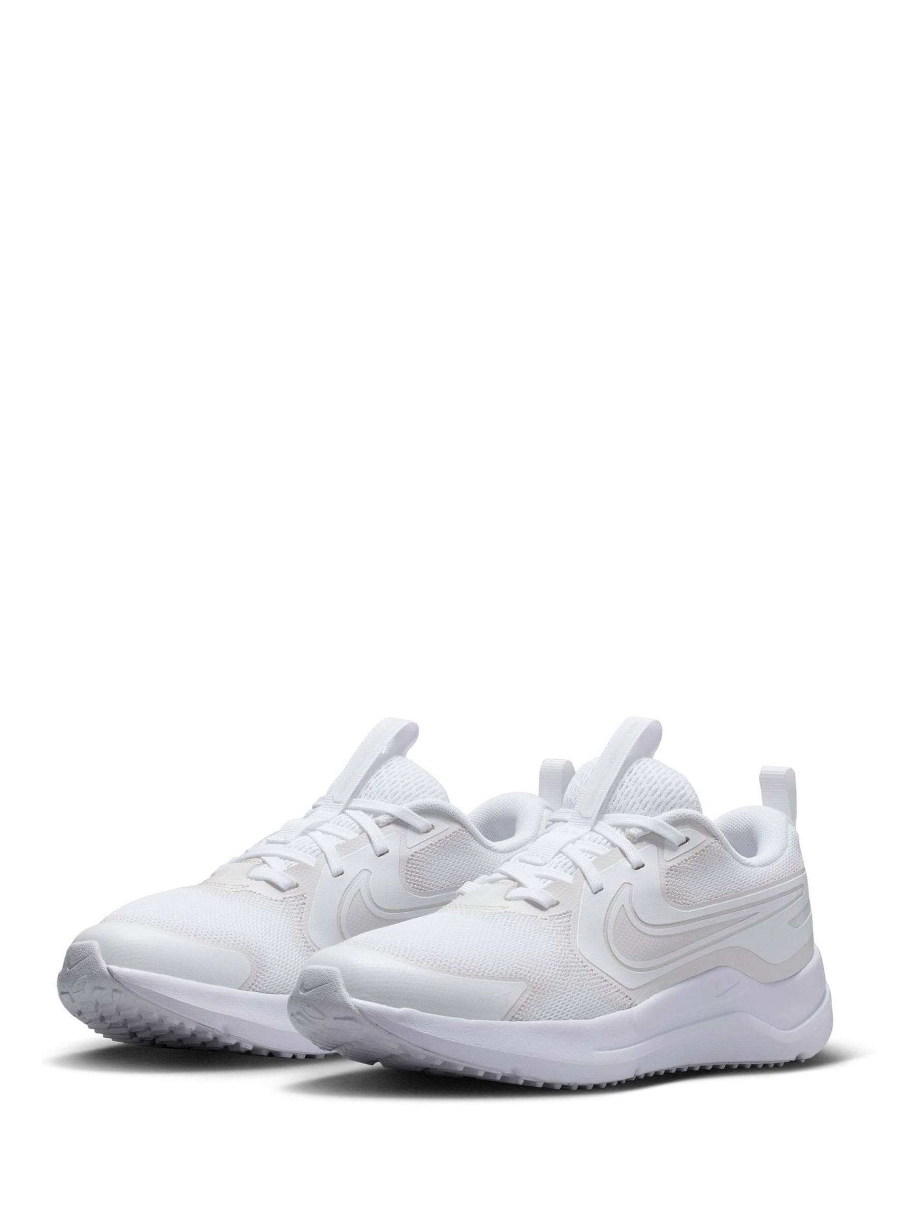 Nike White Youth Cosmic Running Trainers image 5