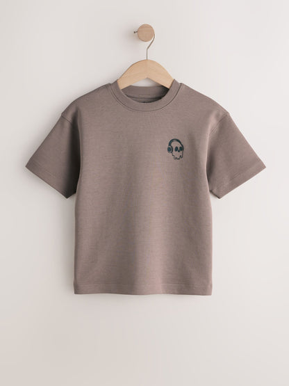 Dsiney Kidz - Mink Brown Graphic Heavyweight Short Sleeve T-Shirt (3-16yrs) image 1