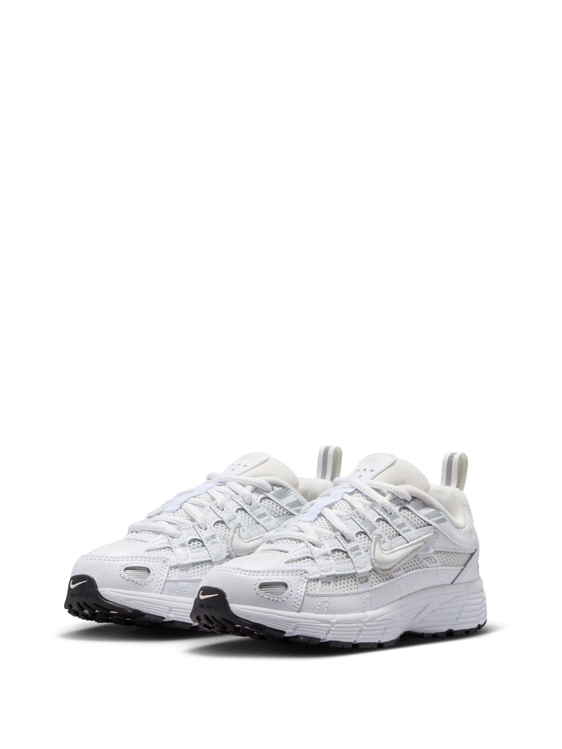 Nike White Junior P6000 Trainers image 2