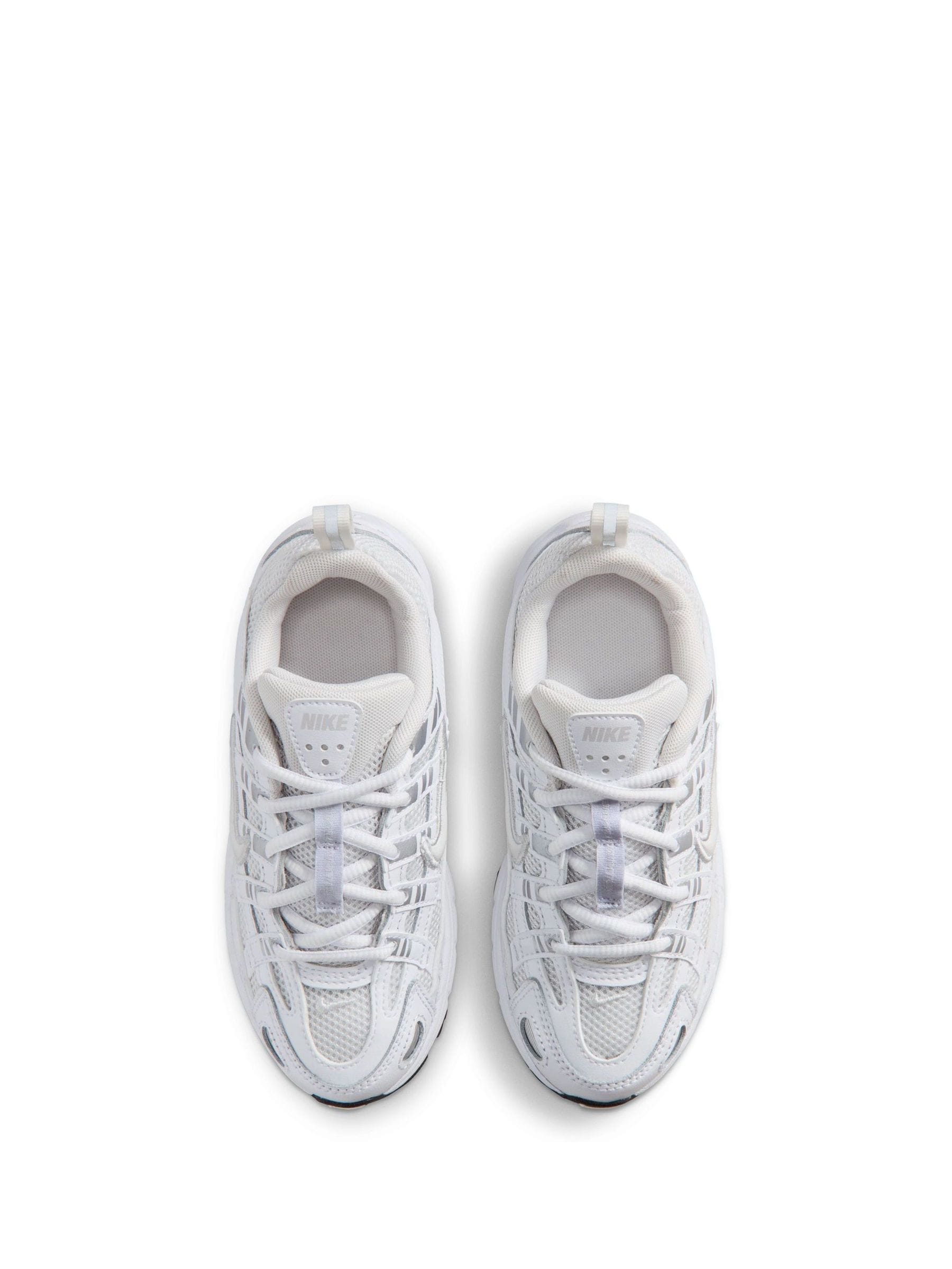 Nike White Junior P6000 Trainers image 4