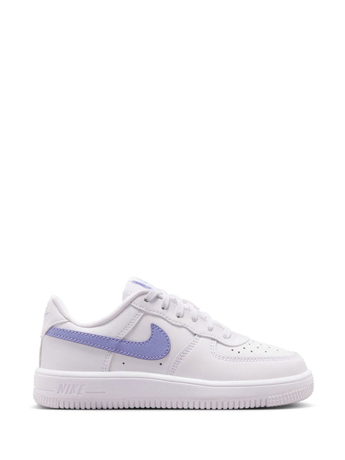 Nike White Purple Junior Air Force 1 Trainers image 1