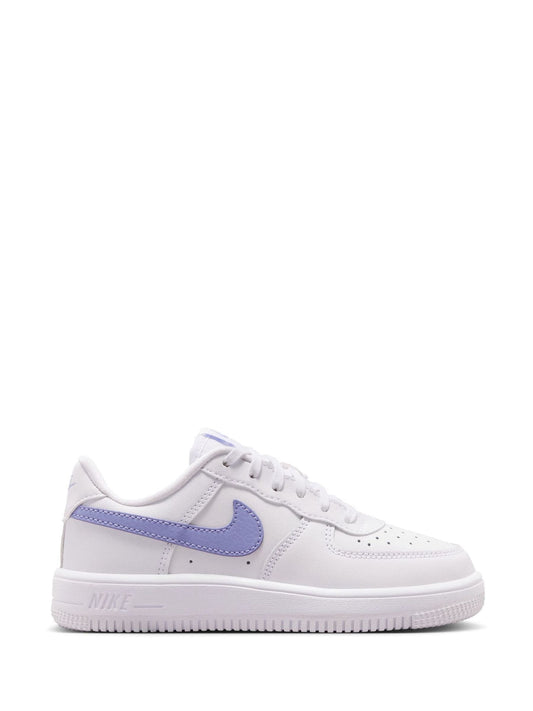 Nike White Purple Junior Air Force 1 Trainers image 1