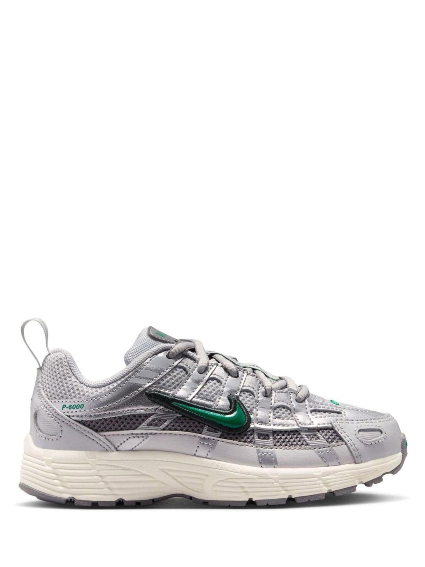Nike Silver Green Junior P6000 Trainers image 1