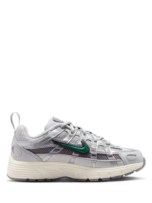 Nike Silver Green Junior P6000 Trainers image 2