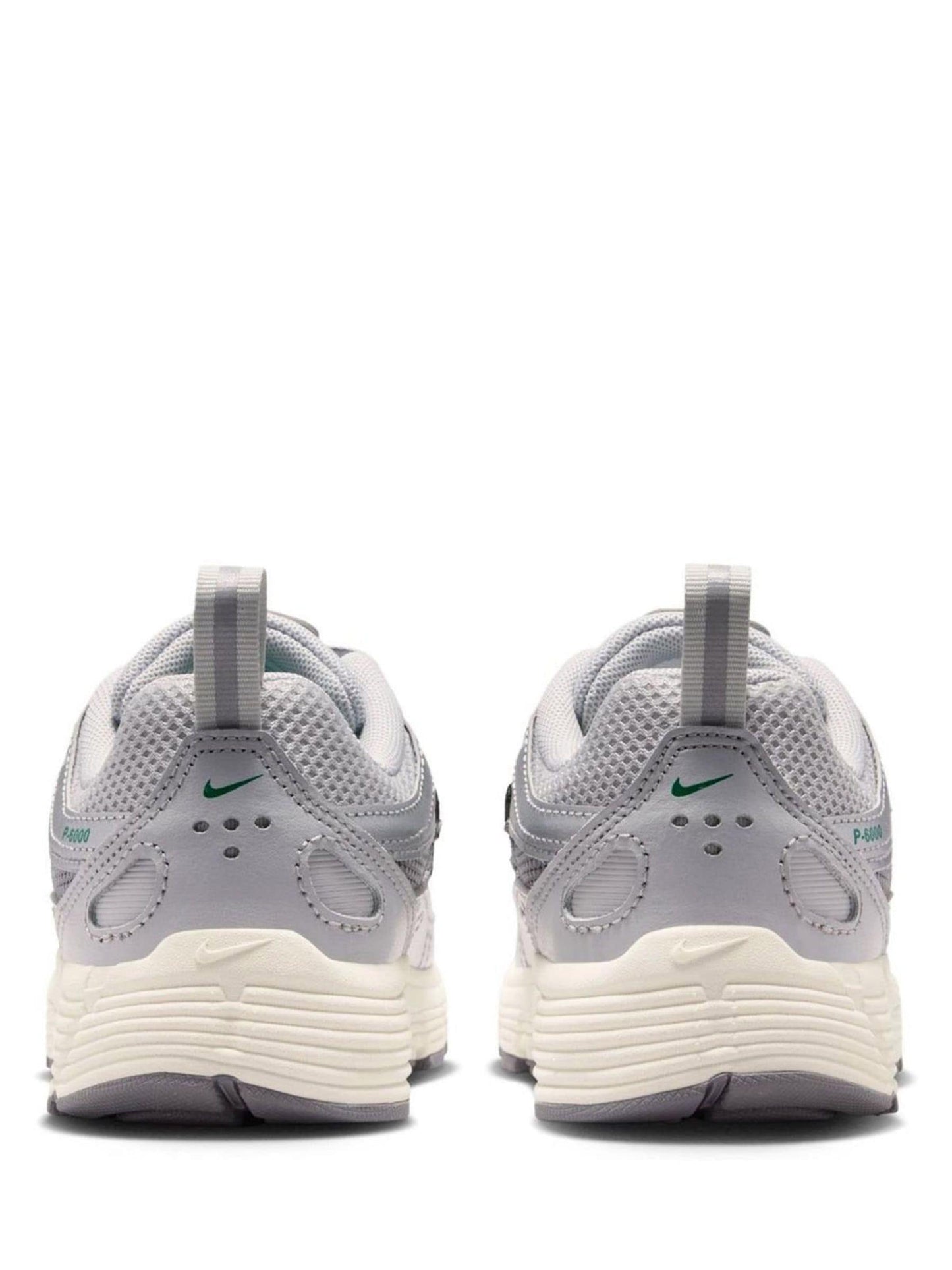 Nike Silver Green Junior P6000 Trainers image 6