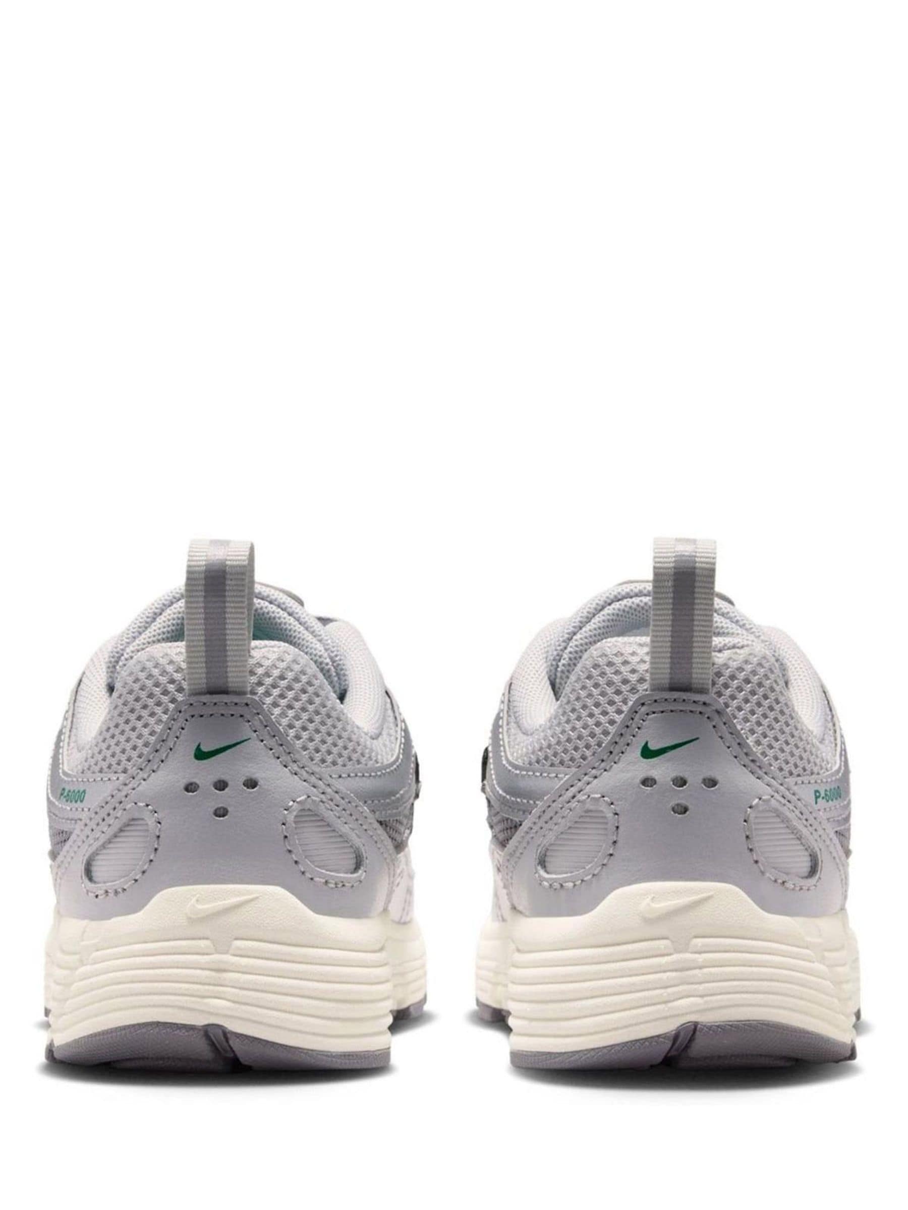 Nike Silver Green Junior P6000 Trainers image 6